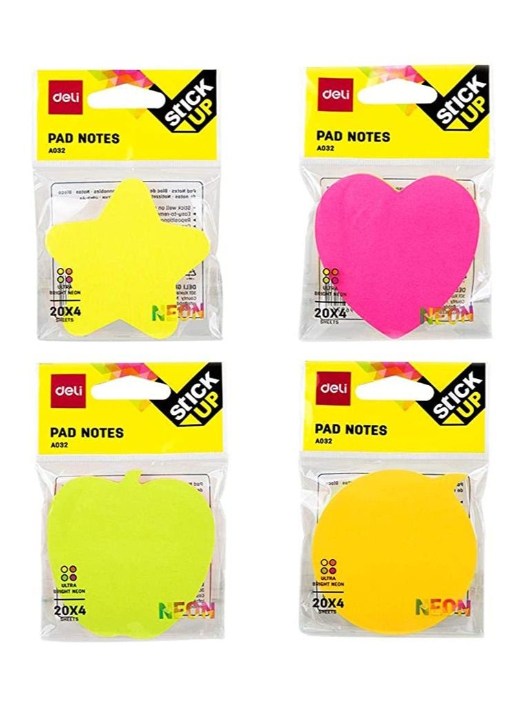Deli 12 عبوة ملاحظات لاصقة فاخرة بألوان متنوعة - Image 2