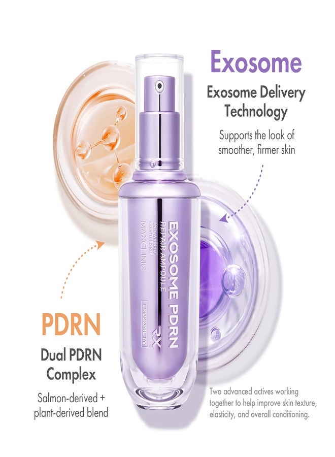MAXCLINIC Exosome PDRN Repair Ampoule - Hydrating, Revitalizing and Firming Face Serum Ampoule Moisturizer with Salmon and Plant-Based PDRN for Elasticity and Fine Lines - Korean Skin Care 1.35 fl oz - Image 5