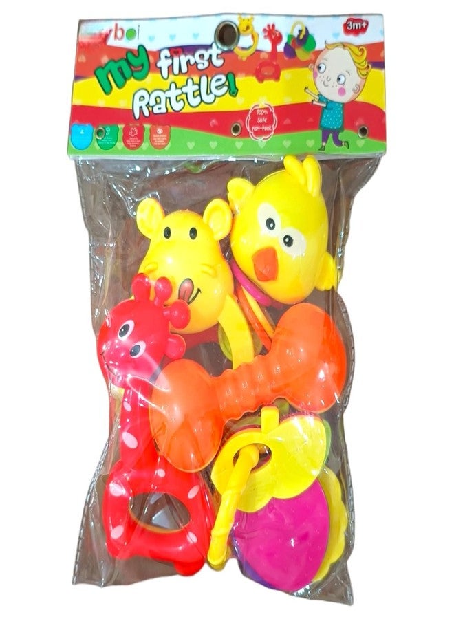 ManaBee Baby Rattle Toys for Newborns - Baby Toys Rattles and Teethers for Girls Boys - Baby Rattle (Rattle&Teether-5Pcs) - Image 3
