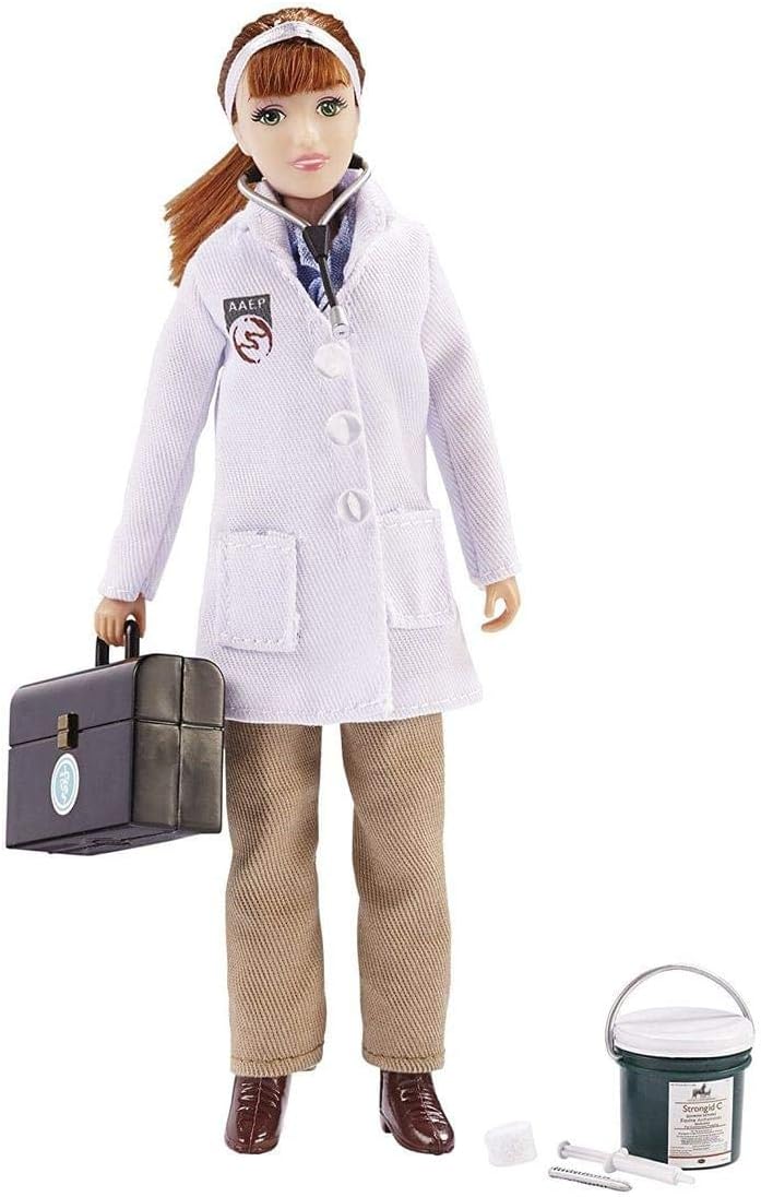 Breyer بريير طبيب بيطري تقليدي مع مجموعة أدوات بيطرية 8 شخصية لعبة - Image 1