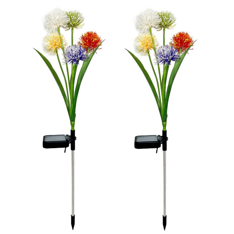Solar Flowers Decorative Lights Outdoor Garden Lights, Lawn Patio, Onion Flower  Lights Waterproof Lights - Image 1
