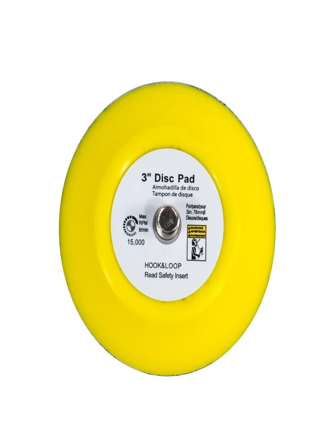 Tool Guy Republic 3" Hook and Loop Sanding Backup Pad 5/16-24 Male Thread - Image 2