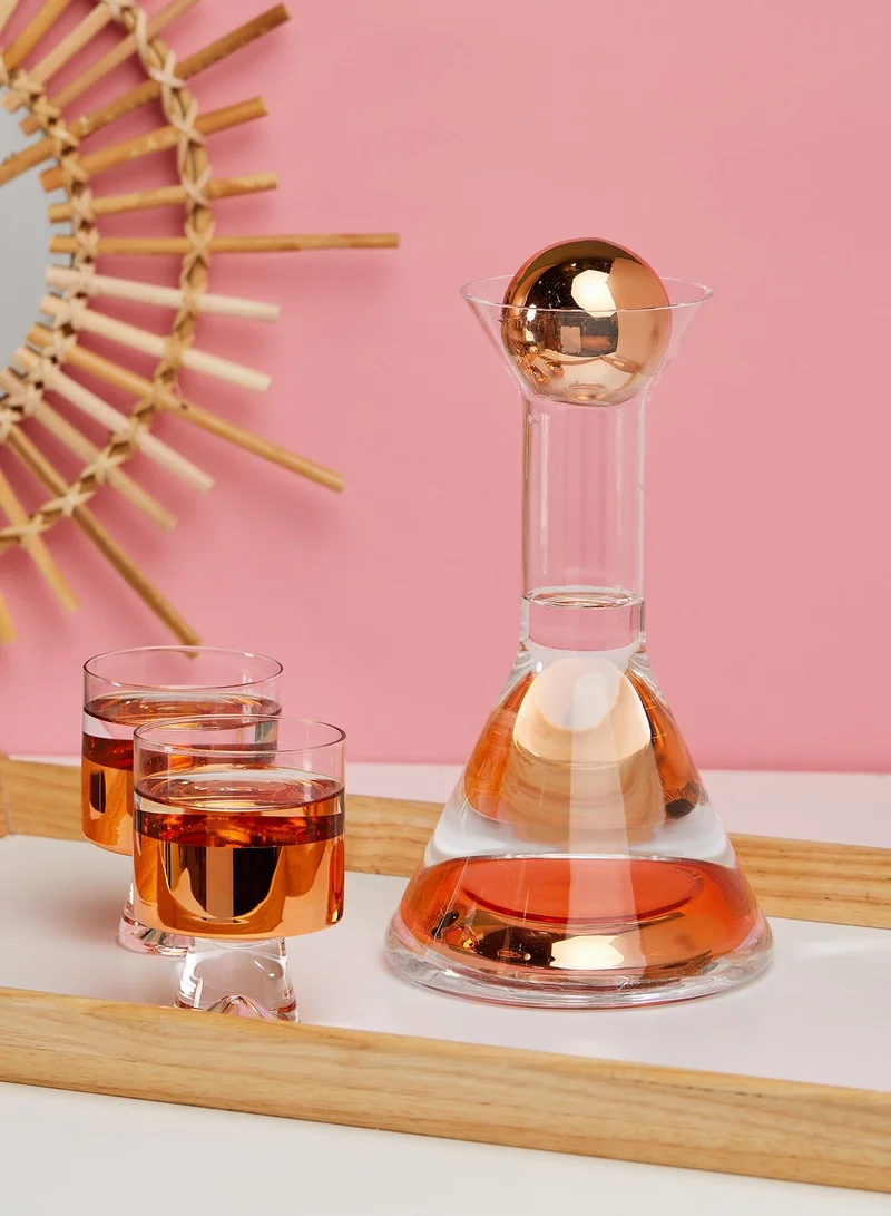 Noire Edit Glass Carafe Set