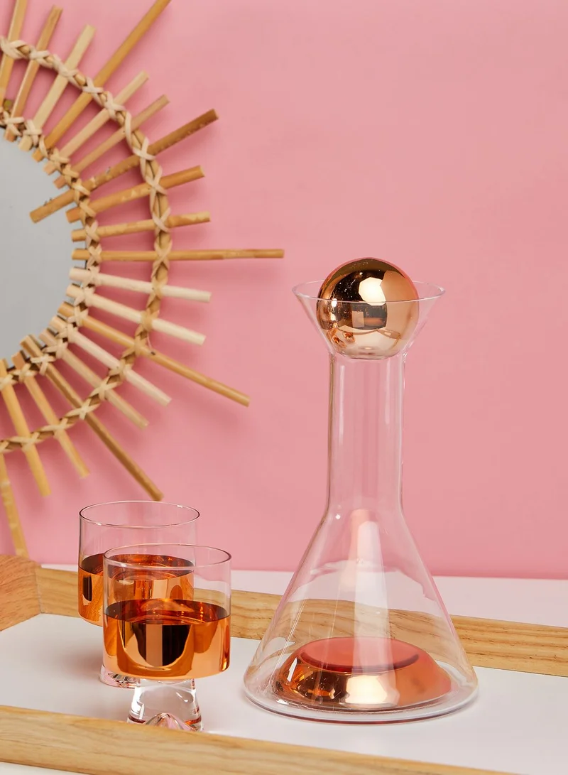 Noire Edit Glass Carafe Set