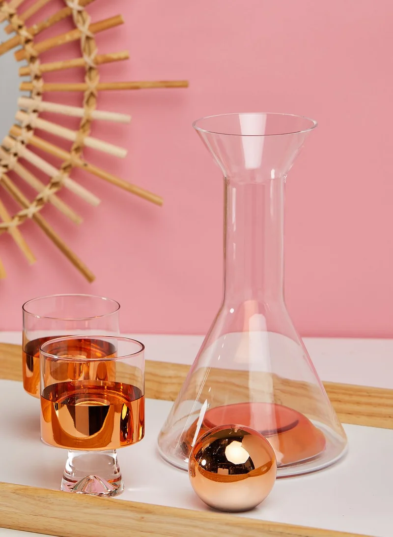 Noire Edit Glass Carafe Set