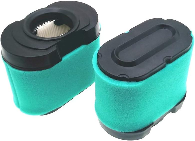 MOWFILL 2 Pack 792105 Air Filter Replace for BS 276890, 4233, 5405, 5405H, 5405K, 593240, 798748 OEM Air Cleaner Cartridge with 792303 Pre Filter Fits Lawn Mower Air Cleaner Element - Image 1