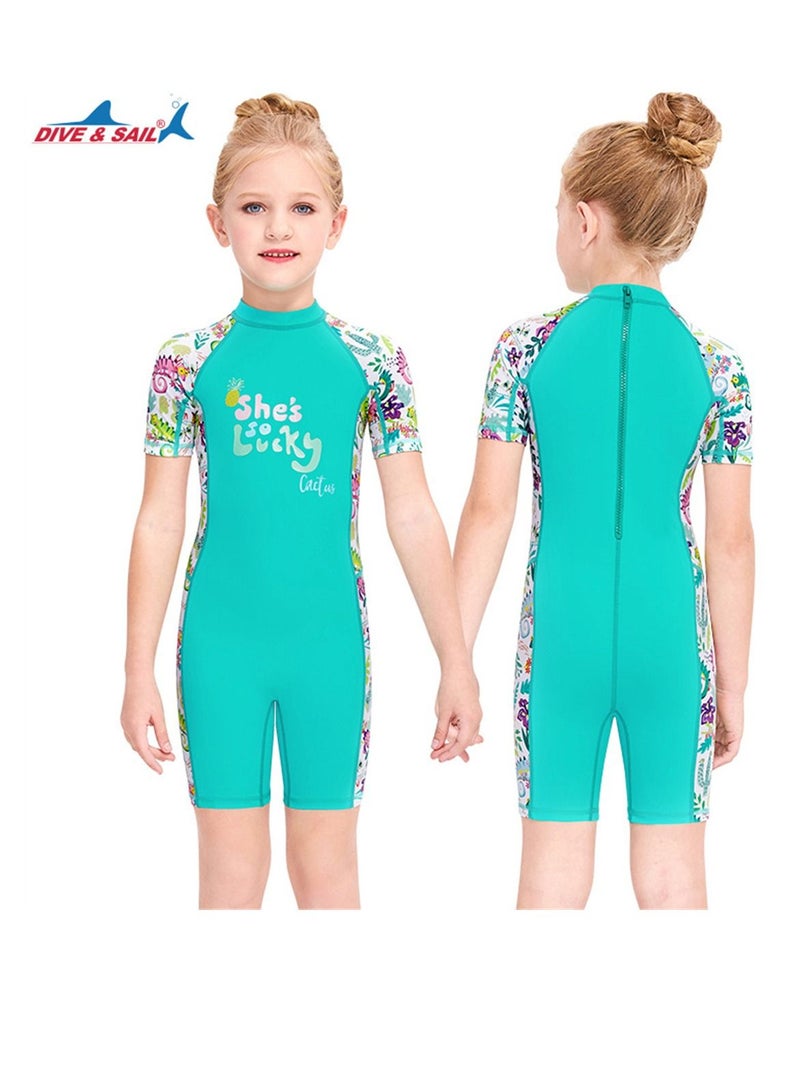 DIVE & SAIL 3Pcs Keep Warm Children Diving Suit Three-layer High Elastic Wetsuit For Girls - Image 2