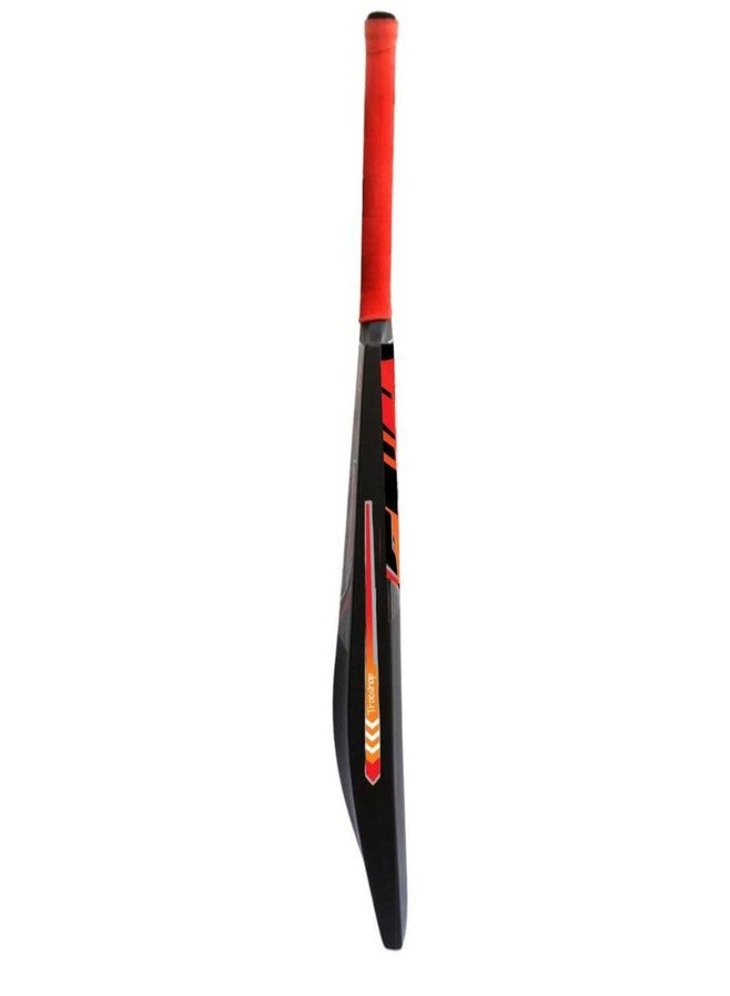 Trocshop Heavy Duty Plastic Red Grip Turf Cricket Bat | 81 x 10 CM | Full Size Tennis Bat for Cricket | for All Age Group | Lightweight | Plastic Bats for Outdoor Tournament - Image 3