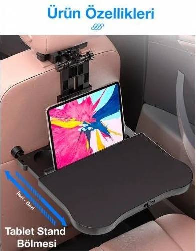Polhammobile Polham Premium Vehicle Seat Back Table Vehicle Laptop Stand Vehicle Eating & Drinking Table Stand Vehicle Stand