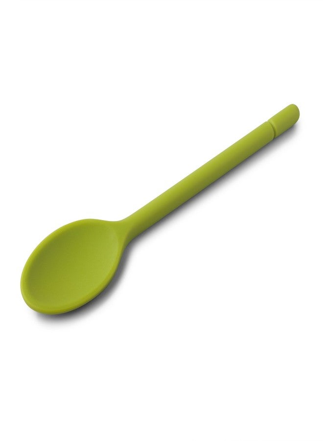 Zeal Scratch Non-Stick Silicone Cooking Spoon, Lime Green, 30 cm - Image 1