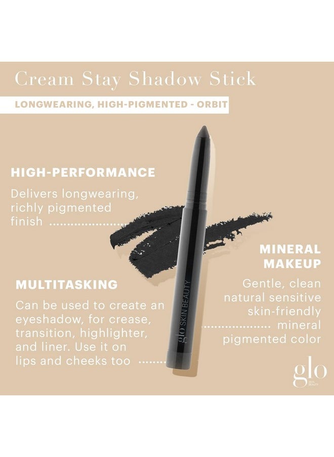Glo Skin Beauty - Cream Stay Shadow Stick (Orbit) Multipurpose Eyeshadow Mineral Makeup Can Also Be Used As Liner On Lips Or Cheeks 12Hours Of Wear - Image 1