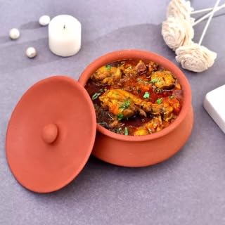 Jetwals Clay Curd Pot Dahi HandiDal HandiMitti HandiCurd Bowl With Lid Curd 600Ml Brown - Image 4