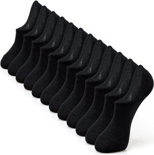 Tezzgelsin Women's Cotton Invisible Sneakers Socks 12 Pieces