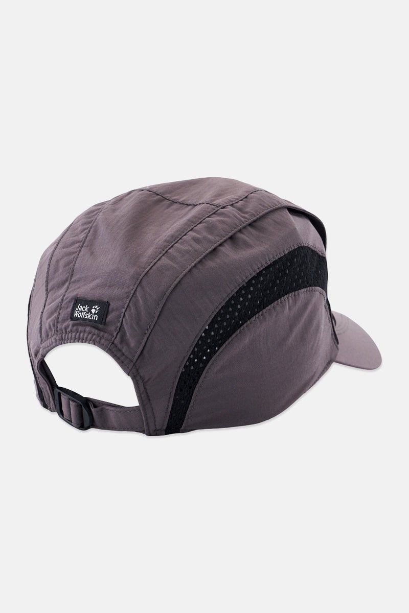 Jack Wolfskin قبعة شعار العلامة التجارية للرجال، رمادي - Image 2