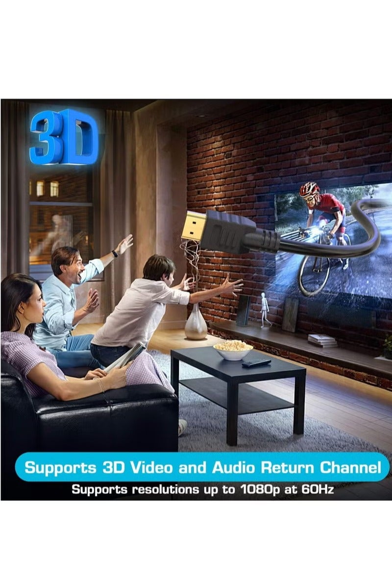 أوميكسبرو كابل HDMI عالي السرعة بطول 10 أمتار يدعم تقنية 4K Ultra HD 3D - Image 4