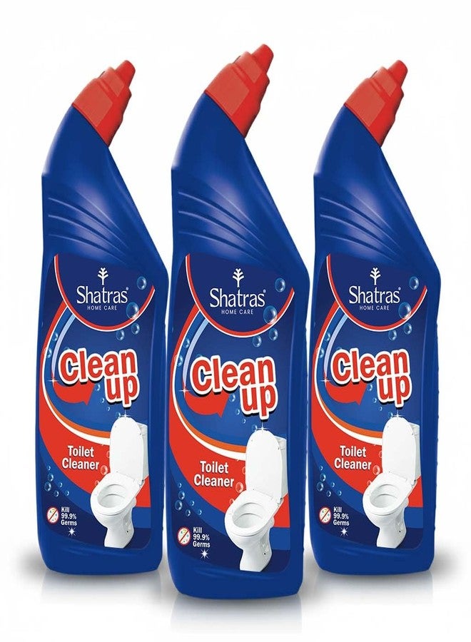 Shatras Toilet Cleaner Extra Thick Formula, Removes Stains, Rust & Hard Water Deposits | Kills 99.9% of Germs For A Hygienic Toilet-(PACK OF-3) - Image 1