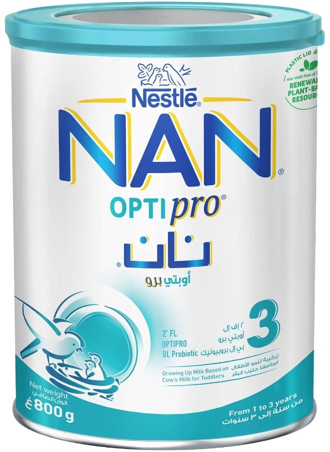 Nan - Nestle NAN Optipro Stage 3, From 1 to 3 Years, 800g - Image 1