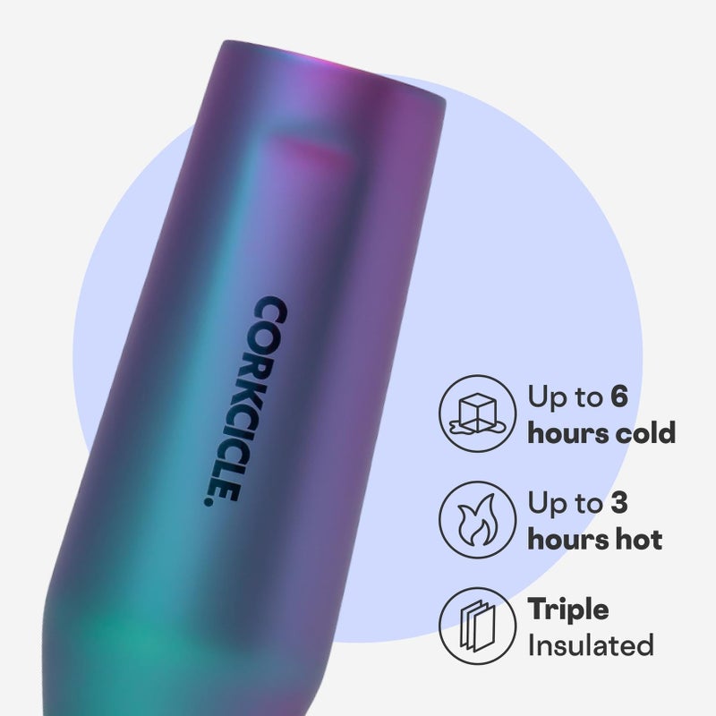 Corkcicle Stemless Flute - Chill Drinks for 9 Hours - Summer Drinkware Gift - 7 oz - Dragonfly - Image 3
