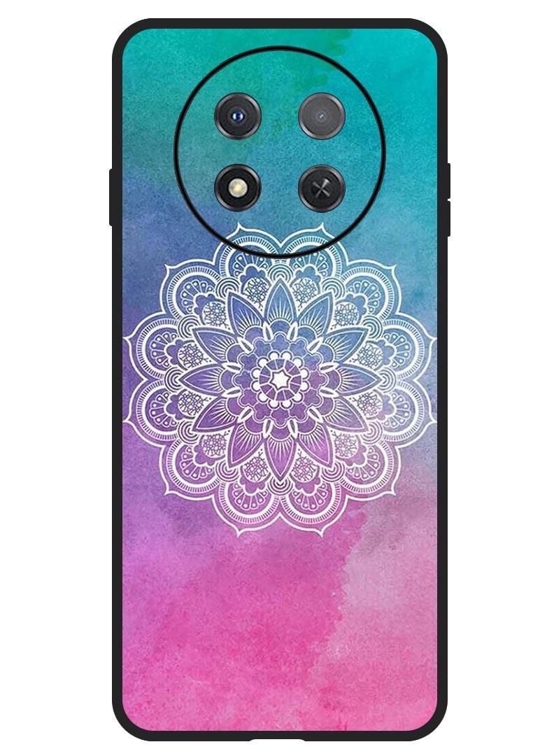 Theodor Protective Case Anti Scratch Shock Proof Bumper Cover For Huawei Enjoy 60X Flower At Center - Image 1