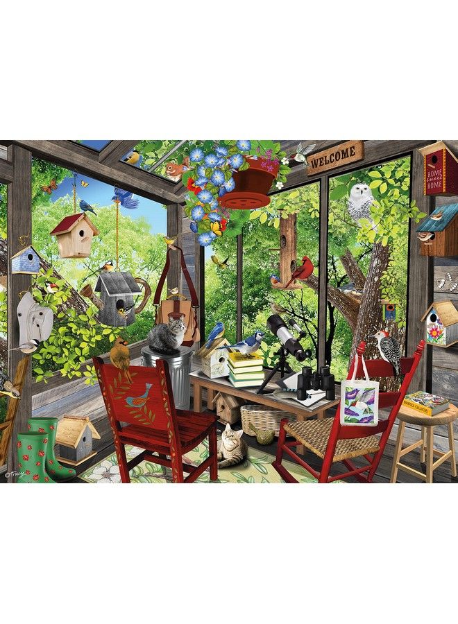 Ceaco Tracy Flickinger For The Love Of Birds 300 Piece Jigsaw Puzzle - Image 1