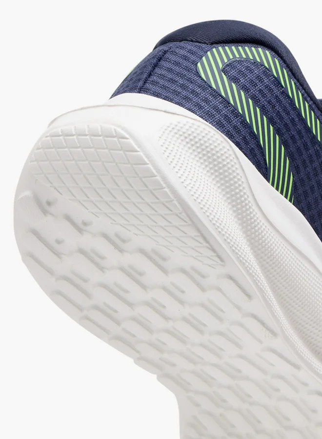 Kappa Boys' Logo Print Sport Shoes with Hook and Loop Closure