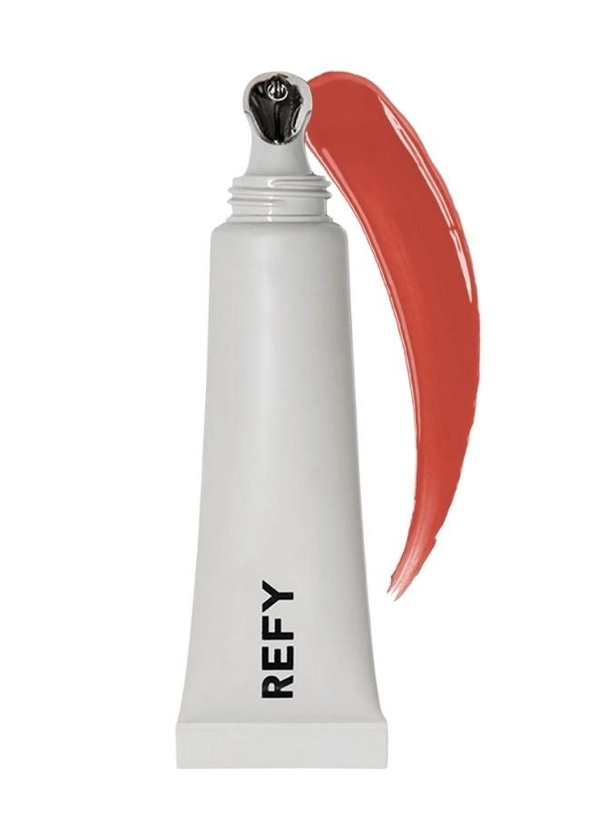 REFY Tinted Lip Gloss – Papaya | Vibrant Bright Orange, Hydrating Buildable Gloss, Sheer-to-Medium Coverage, 13 mL / 0.44 fl oz - Image 1