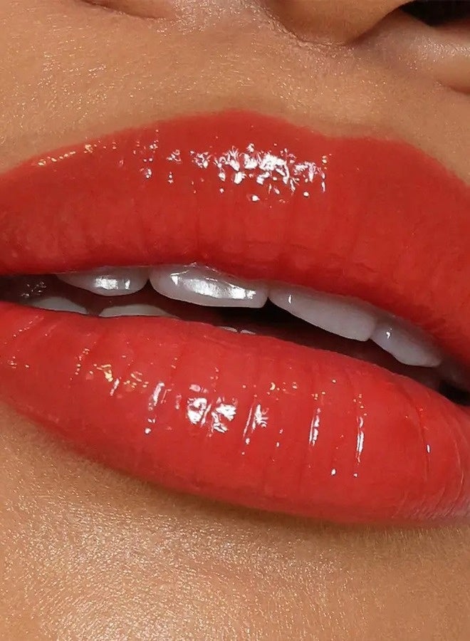 REFY Tinted Lip Gloss – Papaya | Vibrant Bright Orange, Hydrating Buildable Gloss, Sheer-to-Medium Coverage, 13 mL / 0.44 fl oz - Image 4