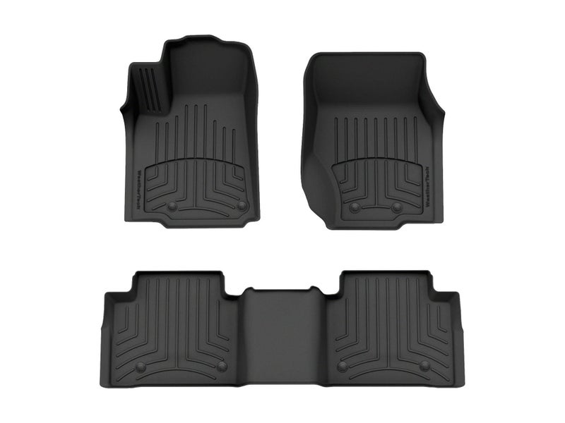 WeatherTech FloorLiner HP Custom Fit Floor Mats for Jeep Grand Cherokee Grand Cherokee 4xe 1st 2nd Row 44169614417822IM Black