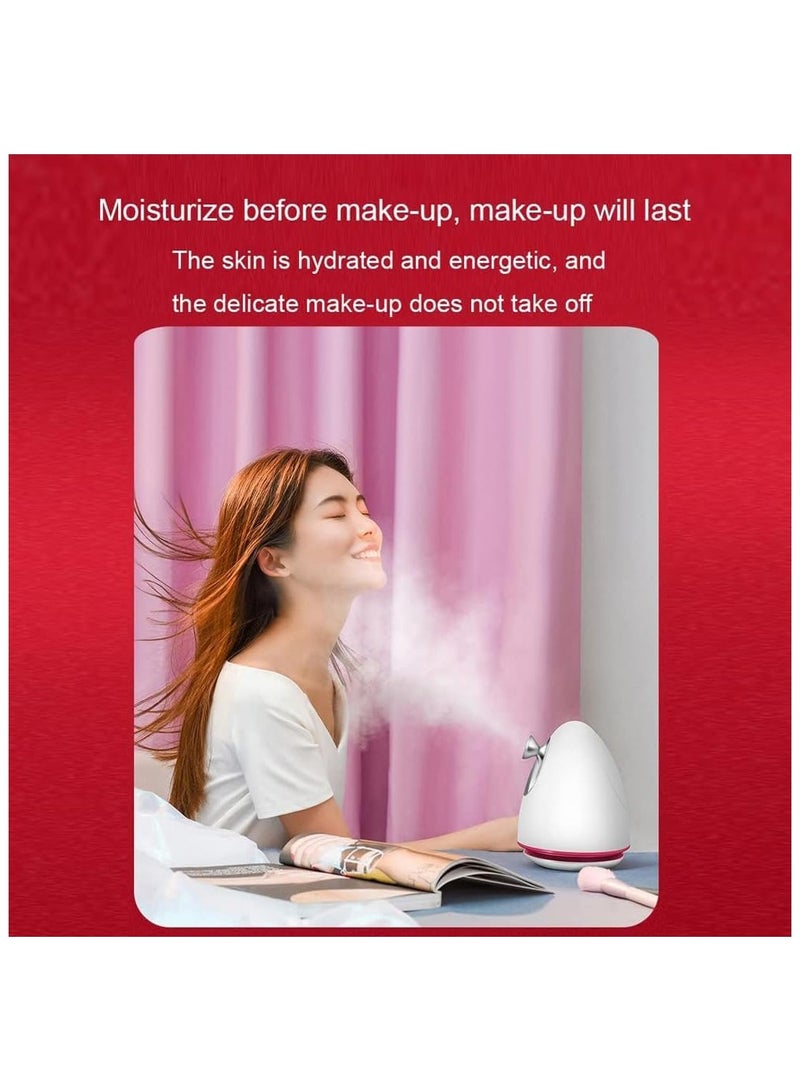 عام جهاز بخار للوجه نانو 360° للعناية بالبشرة - بخاخ بخار للوجه - جهاز بخار سبا للبشرة - بخاخ نافورة للوجه يساعد على فتح المسام وإزالة البَقَع السوداء. - Image 3