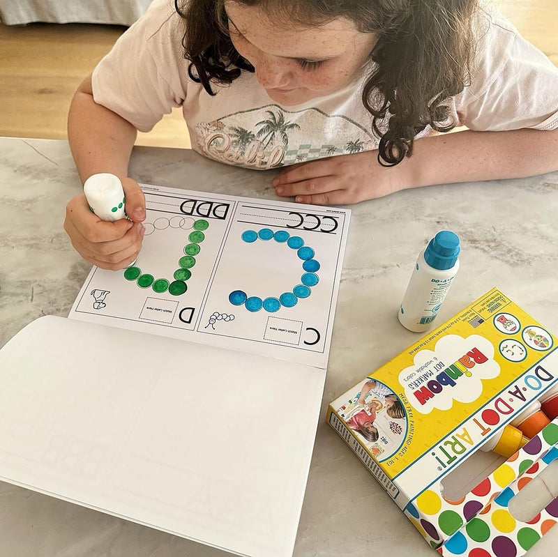 Do.A.Dot Art! Play and Learn Creative Activity Book for Kids - ABC, 123 & Shapes - Image 2