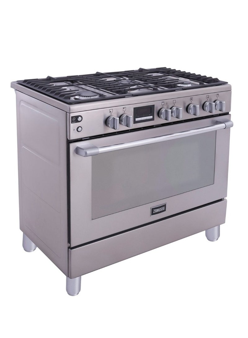 زانوسي بوتجاز غاز زانوسي تيست ماكس بلس ، 5 شعلات، ستانلس ستيل - ZCG92696XA - Image 2