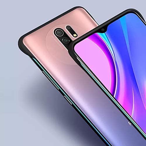 REALCASE Redmi 9 Prime/Poco M2 Back Cover Case | Stylish Frameless Matte Hard Back Skin | Soft TPU Shock Proof Bumper Back Cover Case for Redmi 9 Prime/Xiaomi Poco M2 (F-Black) - Image 5