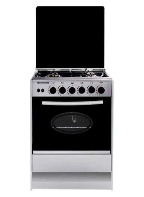 بوتجاز  4 شعله استانلس 55*55 - شواية تحمير TF-80-SG