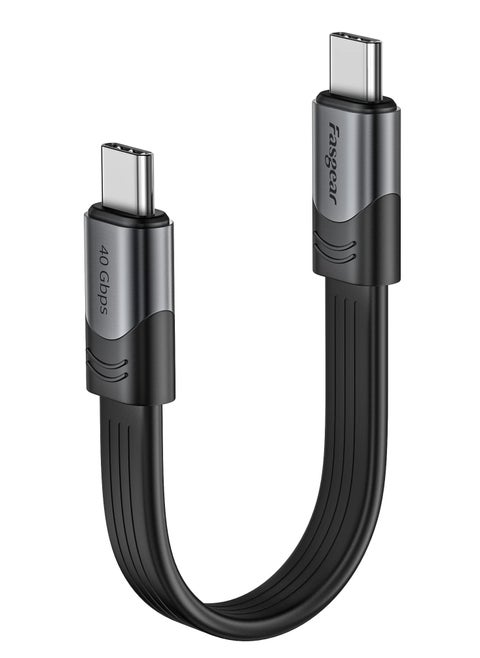 USB Cable 15cm Thunderbolt  Cable Charging 40Gbps Data Transfer