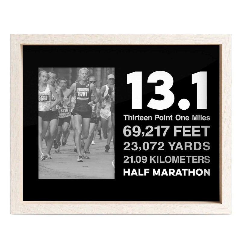 Gone For a Run Premier Running Photo Frame  131 Math Miles