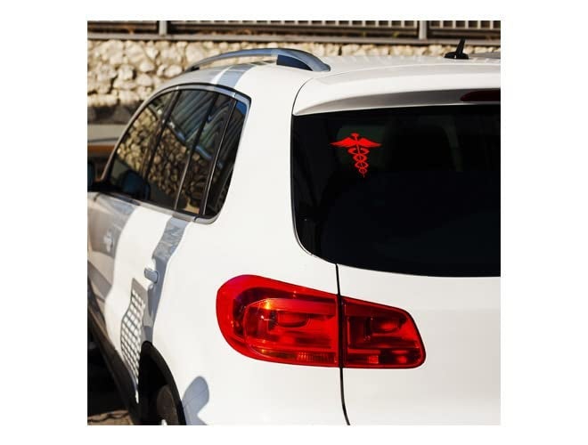 Claw cuts-Doctor Wings Logo Vinyl Sticker for Car and Bike Standard Size(L X W-8.3 cm X 8.7 cm)-Reflective and Water Proof (Pack of 2)-Self-Adhesive - Image 4