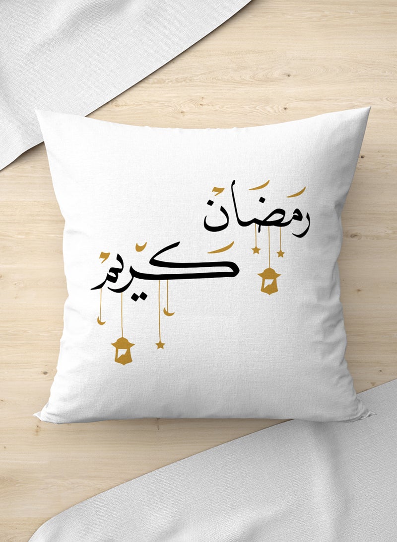 LOWHA Polyester Pillowcase Cushion Cover with Ramadan Kareem Design - Image 2