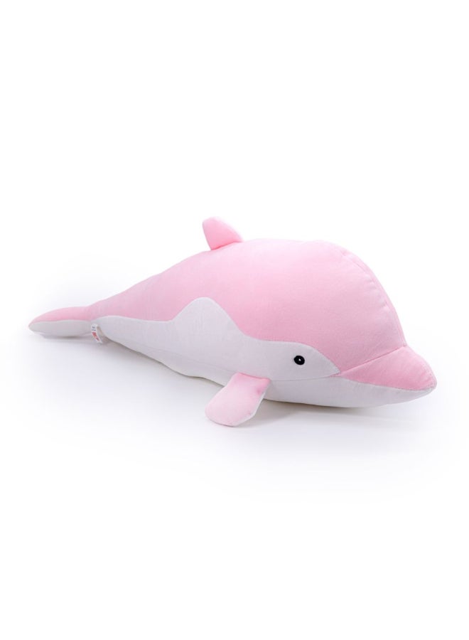 DANUBE HOME 70cm Pink Dolphin Plush – Jumbo Soft Ocean Animal Toy for Kids & Babies | Huggable Stuffed Dolphin for Nursery & Gifts | Premium Plush Toy - Image 4