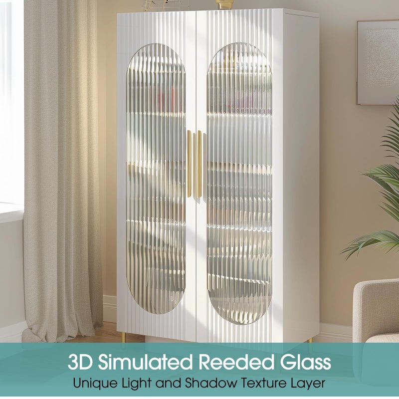 Coavas Window Privacy Film Reeded Glass, Frosted 3D Fluted Glass Window Cling, Adhesive Vinyl Decorative Door Stickers for Bathroom Home Sun Blocking, 17.5x78.7 in, Translucent - Image 2