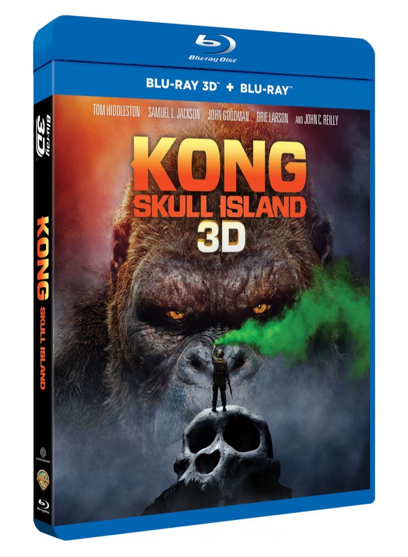 Kong Skull Island - 3D Blu-ray + Blu-ray - Arabic Subtitle Included