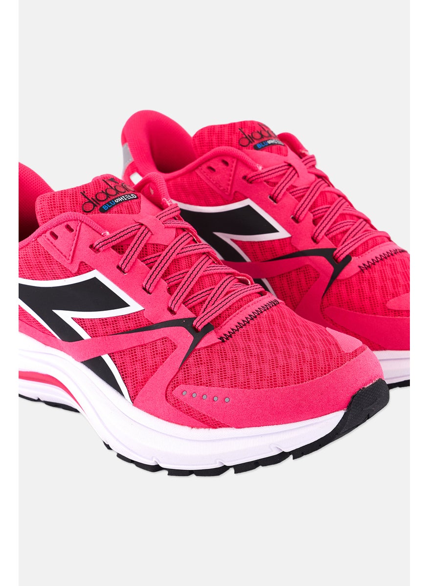 DIADORA - Women Mythos Blushield 8 Lace Up Sports Shoes, Pink Combo - Image 1