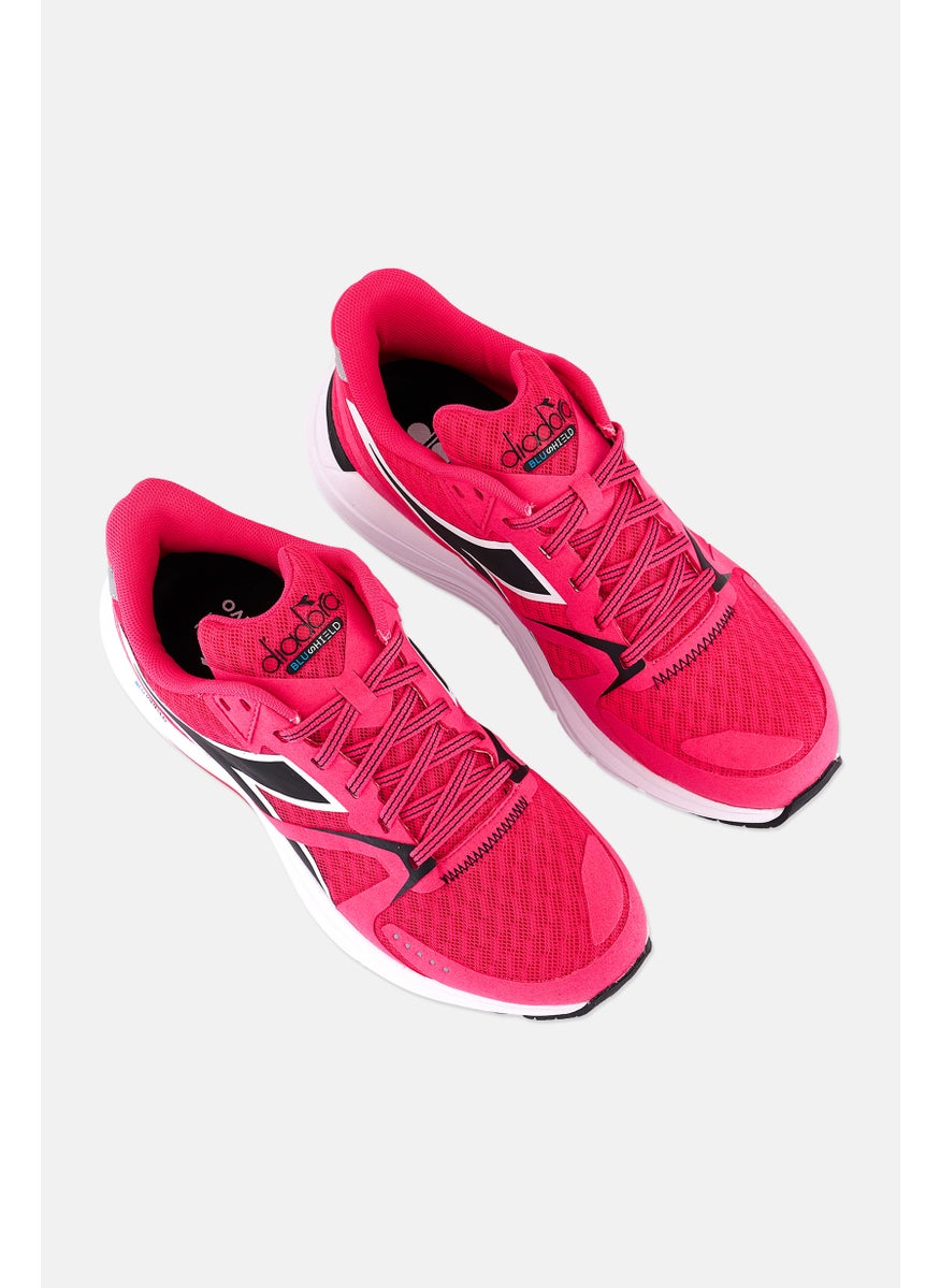 DIADORA - Women Mythos Blushield 8 Lace Up Sports Shoes, Pink Combo - Image 1
