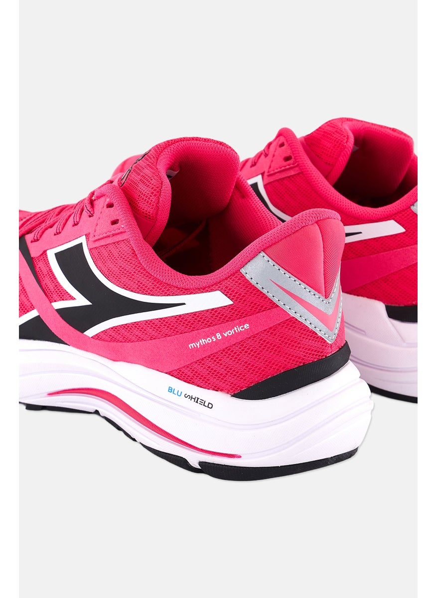 DIADORA - Women Mythos Blushield 8 Lace Up Sports Shoes, Pink Combo - Image 1