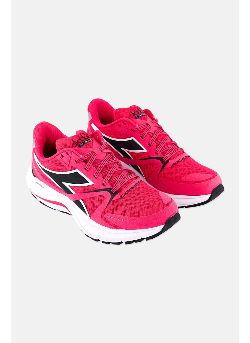 DIADORA - Women Mythos Blushield 8 Lace Up Sports Shoes, Pink Combo - Image 1