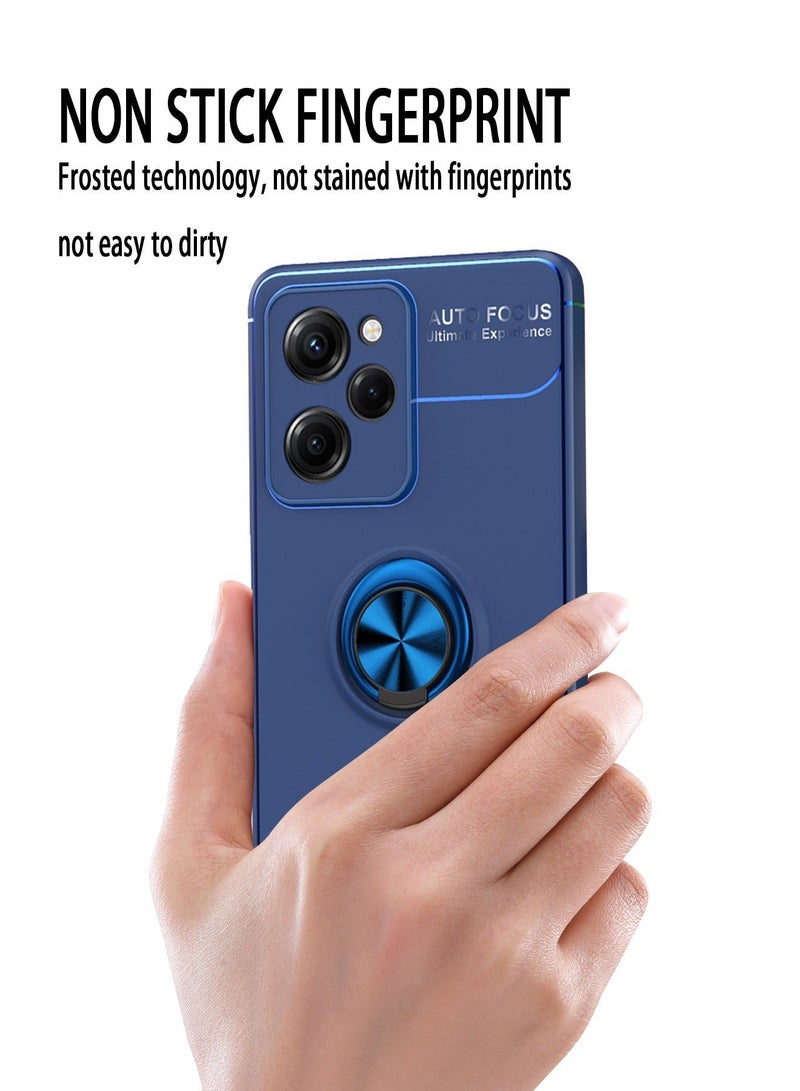 X-level Xiaomi Redmi Note 12 Pro 5G/Poco X5 Pro 5G Case Cover Built-in 360° Rotate Ring Durable Camera len Shockproof Kickstand Phone Holder Protective shell Anti-drop Comfortable touch Accessory - Image 4