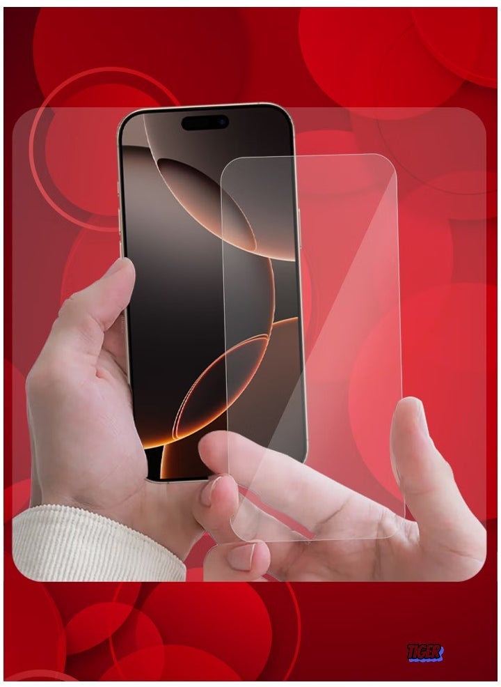 JAJEEK 2 Packs Premium Tempered Glass Screen Protector for iPhone 16 Pro Max – Ultra Clear, Scratch Resistant, Easy Installation, Crystal Clear Protection - Image 2