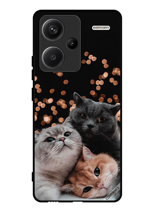 Covernex Protective Case Cover For Xiaomi Redmi Note 13 Pro Plus Kittens  - Image 1