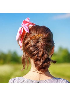 Chuangdi 12 Pieces Plastic Side Hair Twist Comb French Twist Comb Hair Clips With Teeth For Fine Hair Accessories Women Girls 4 Colors (11 Teeth)  - Image 5