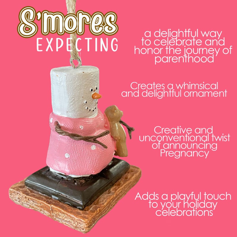 Midwest CBK S'Mores Mother to Be Expecting Christmas/Everyday Ornament - Image 2