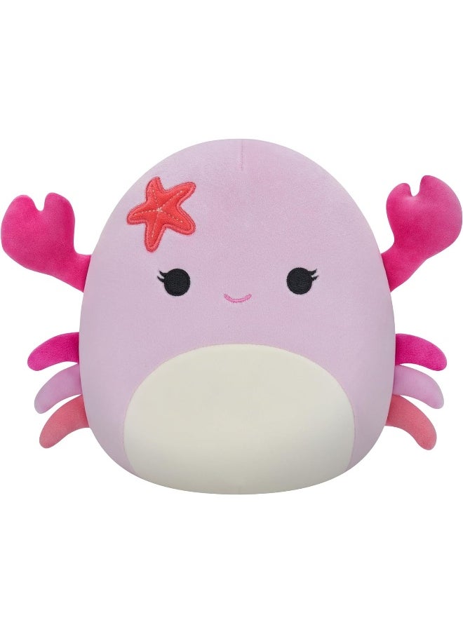Squishmallows Squishmallows Original 7.5 inch Cailey - Pink Crab - Add Cailey to your Squad, Ultrasoft Stuffed Animal Plush Toy, Official Kellytoy Plush Toy  - Image 1